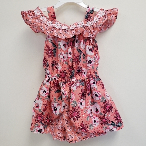 Little Lass Other - Little Lass Floral Romper 24 Months